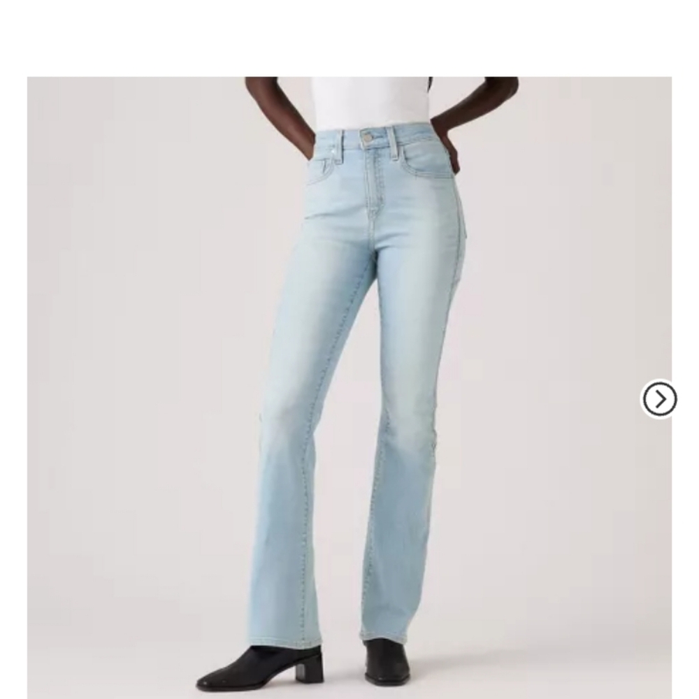 Levis sparkle on stripe high rise Jeans